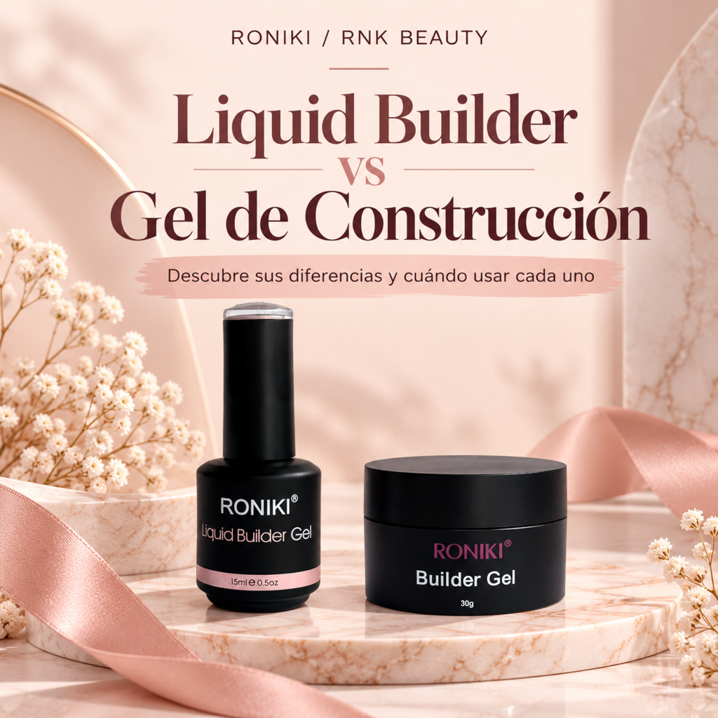 Liquid Builder vs Gel de Construcción: diferencias y ventajas